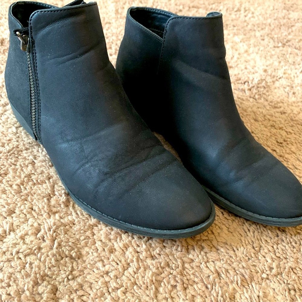 Flat Black Booties